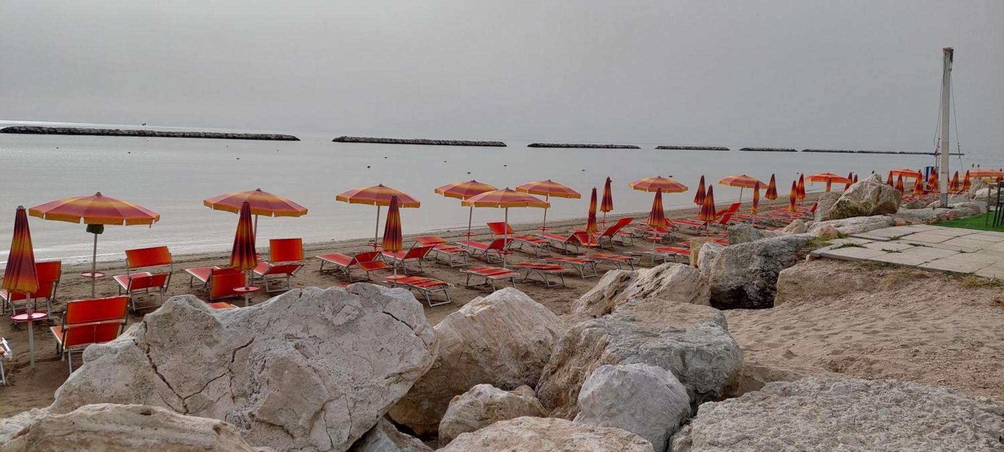 Ferienwohnung La Conchiglia Porto SantʼElpidio Exterior foto